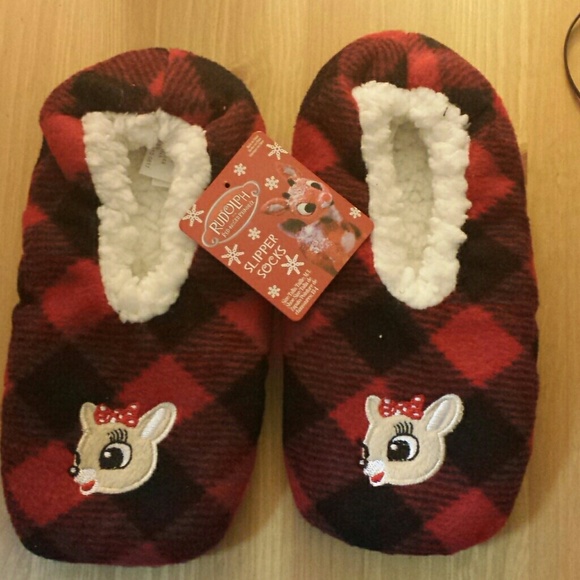 Non-Skid Bottom Rudolph Baby Girls or Boys Booties